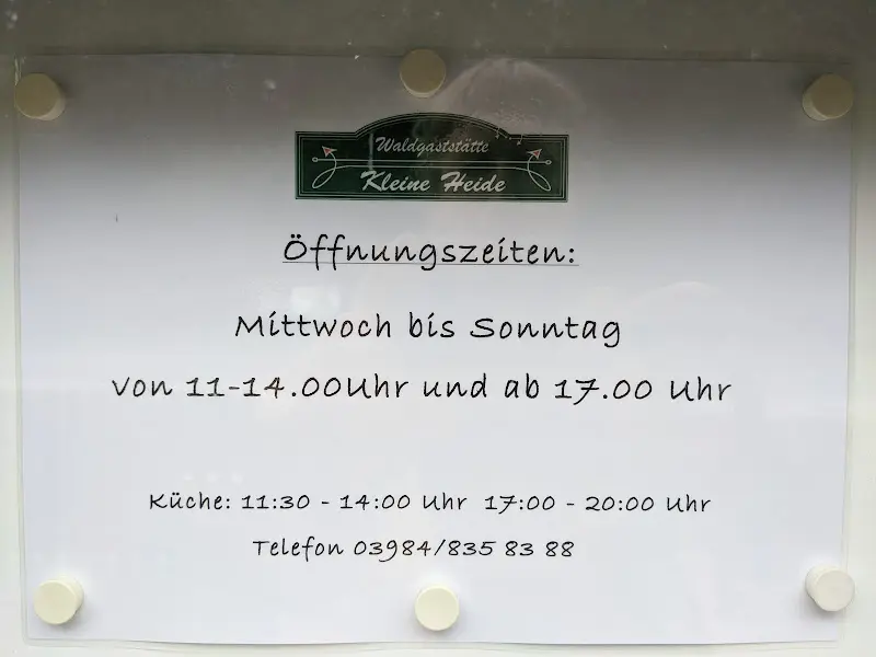 Menu_Waldgaststätte Kleine Heide_Prenzlau_image_1