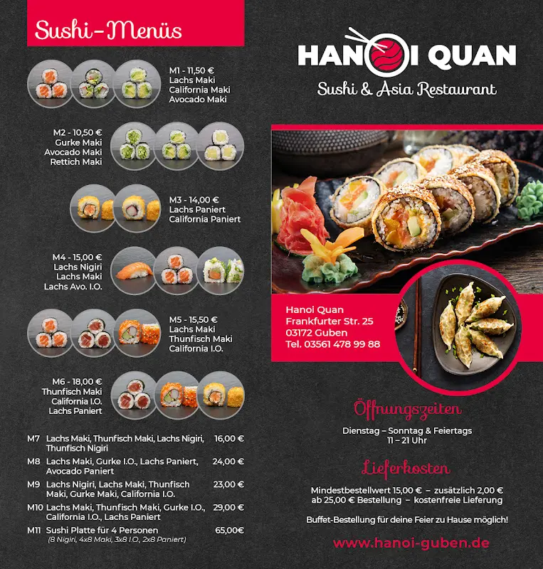 Menu_Hanoi Quan Restaurant Guben - Sushi & Asiatisches Essen_Guben_image_4