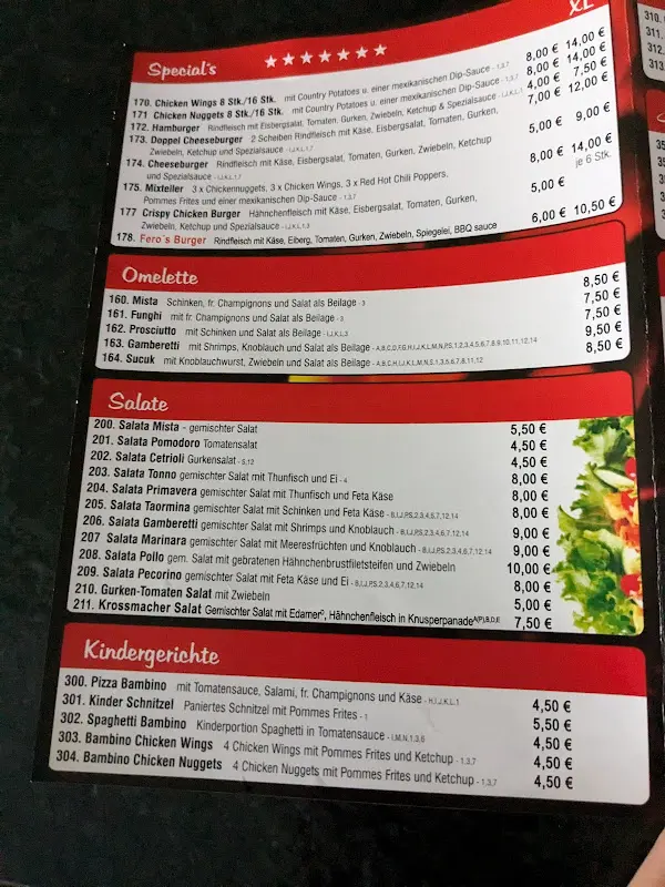 Menü_Fero’s Pizzeria Schönefeld_Schönefeld_Bild_2