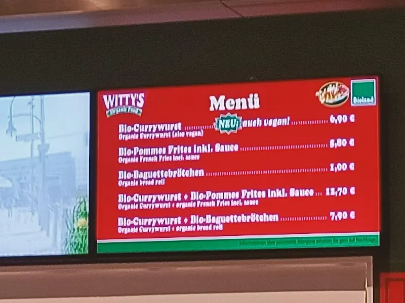 Menu_Witty's Bio-Currywurst - Flughafen BER_Schönefeld_image_2
