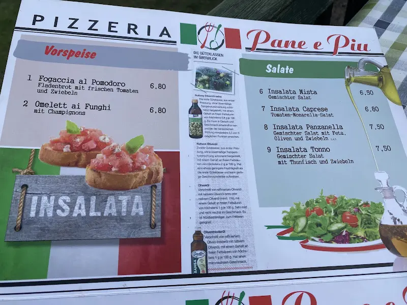 Menu_Pizzeria Pane e piu_Schwedt/Oder_immagine_1