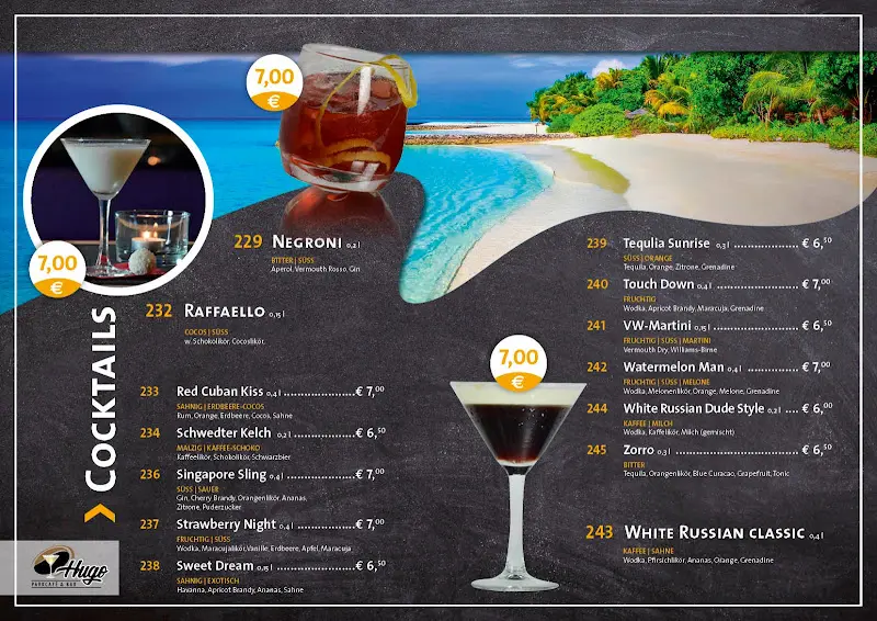 Menu_Hugo Parkcafé & Bar_Schwedt/Oder_image_3