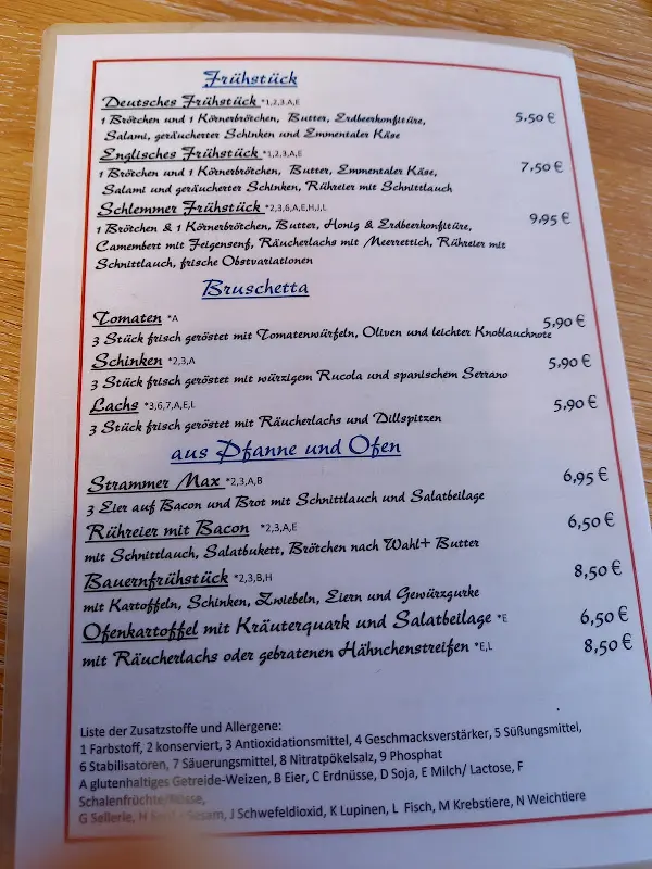 Menu_Konditorei Bäckerei Wintergartencafe Schäpe_Schwedt/Oder_immagine_3