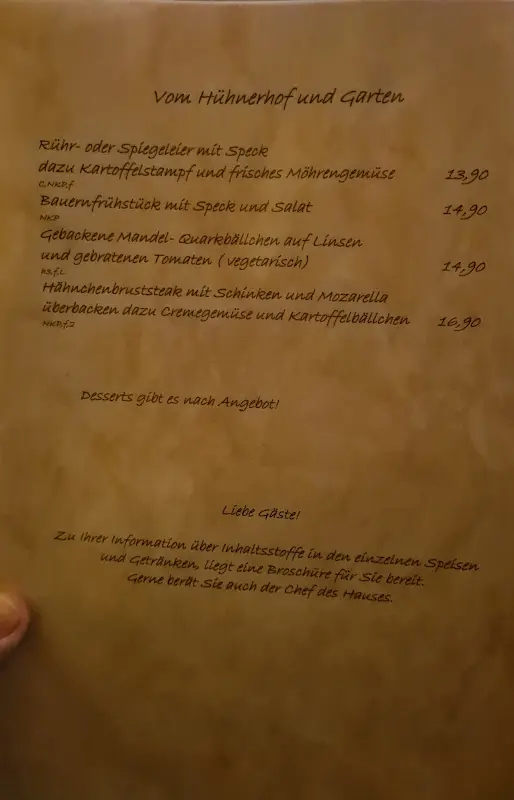 Menu_Gaststätte Goldener Stern_Velten_image_1