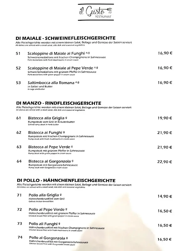 Menu_IL Gusto_Wriezen_immagine_1