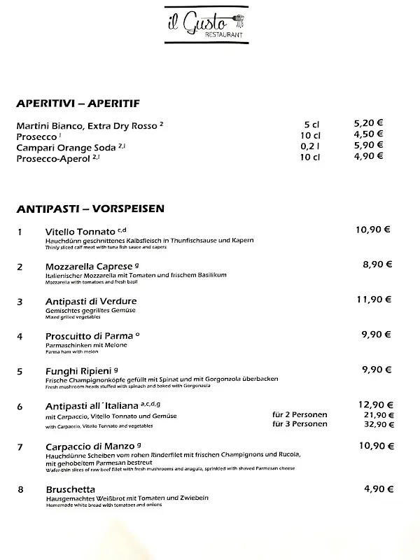 Menu_IL Gusto_Wriezen_immagine_3