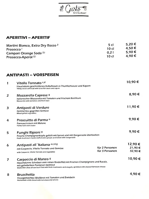 Menu_IL Gusto_Wriezen_immagine_4