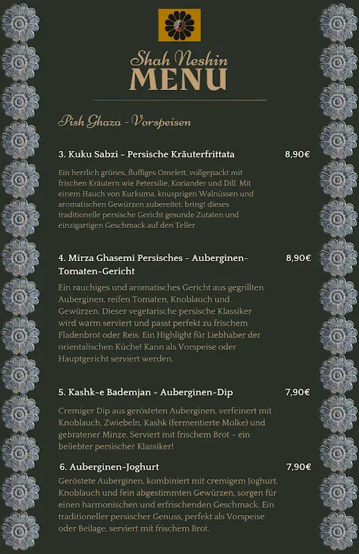 Menu_Shah Neshin Restaurant_Wittenberge_image_1