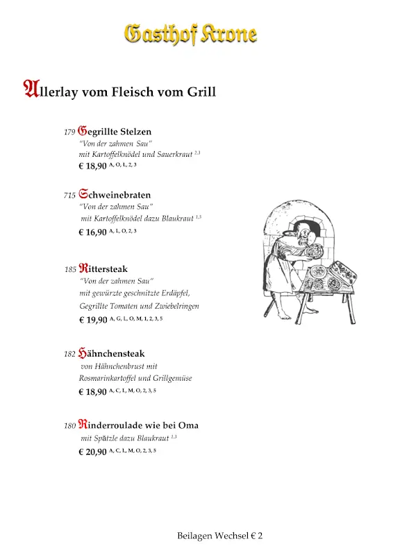 Menu_Gasthof Krone_Füssen_image_4
