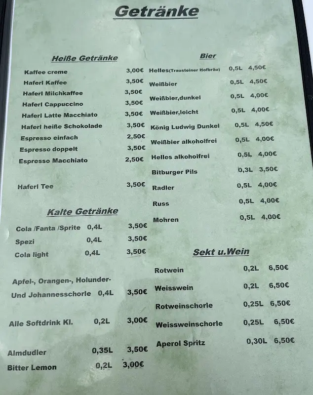 Menu_Waldwirtschaft am Mittersee - Restaurant & Café_Füssen_image_1