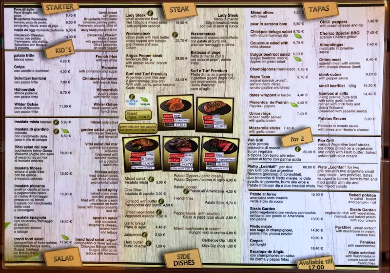 Menu_Steakhaus Füssen & Tapas Bar_Füssen_immagine_4