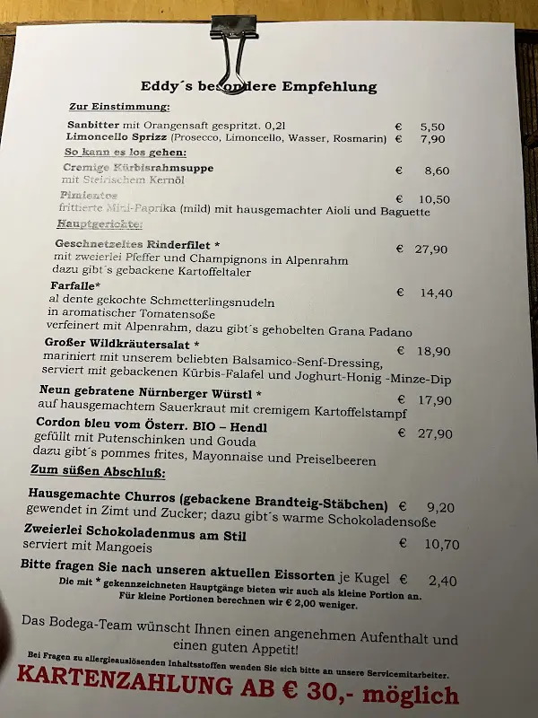 Menu_Eddy's Bodega_Wiessee_image_1
