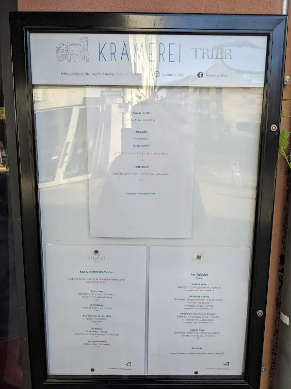 Menu_Krämerei Trier_Trier_immagine_4