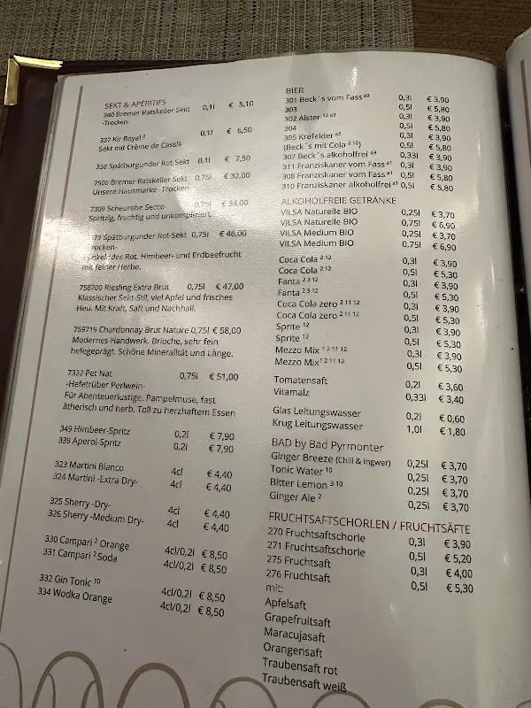 Menu_Kleiner Ratskeller_Bremen_image_4