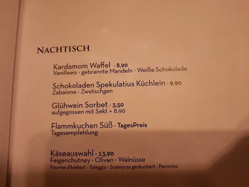 Menu_In aller Munde Schlossrestaurant | Hamburg-Bergedorf_Hamburg_image_1