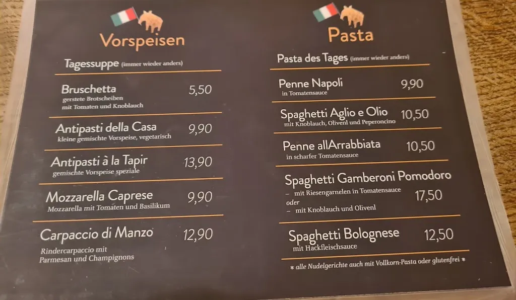Menu_Tapiro D’Oro_Hamburg_immagine_2