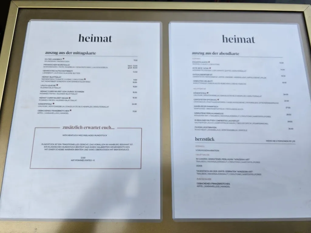 Menu_heimat Restaurant_Hamburg_image_1