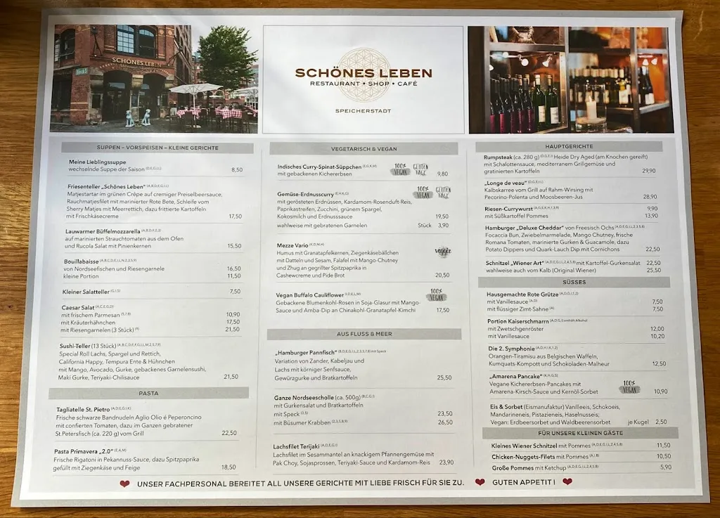 Menu_Schönes Leben Speicherstadt_Hamburg_immagine_1