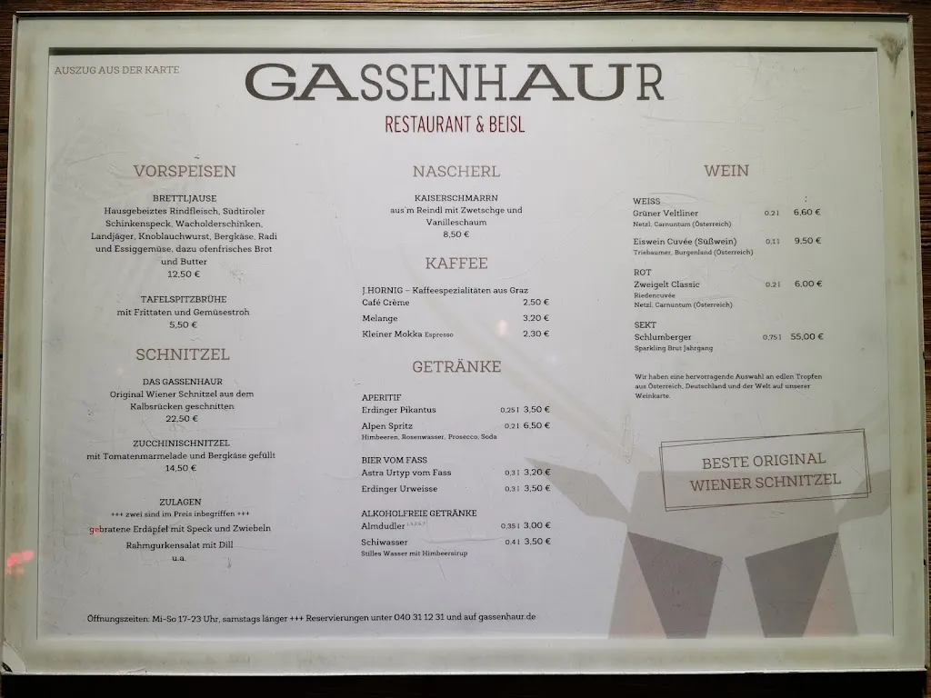 Menü_Gassenhaur Restaurant & Beisl_Hamburg_Bild_3