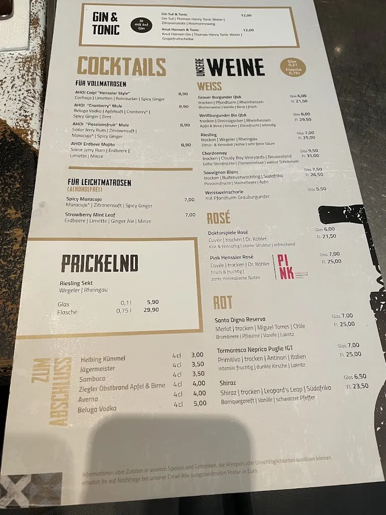 Menu_Ahoi Steffen Henssler Hamburg_Hamburg_immagine_1