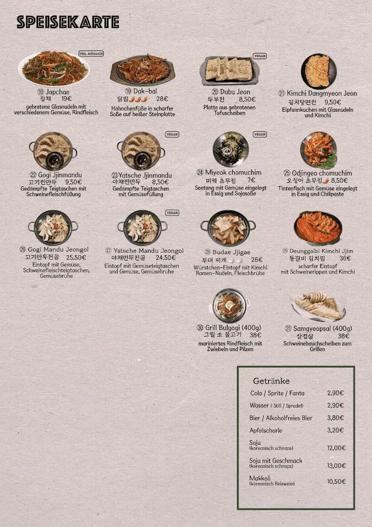 Menu_SEOUL 1988 Innenstadt_Hamburg_immagine_3