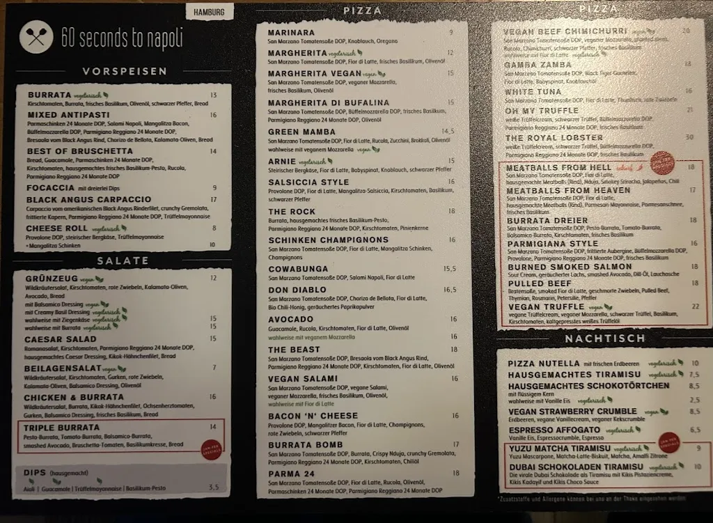 Menu_60 Seconds to Napoli | Hamburg_Hamburg_image_3