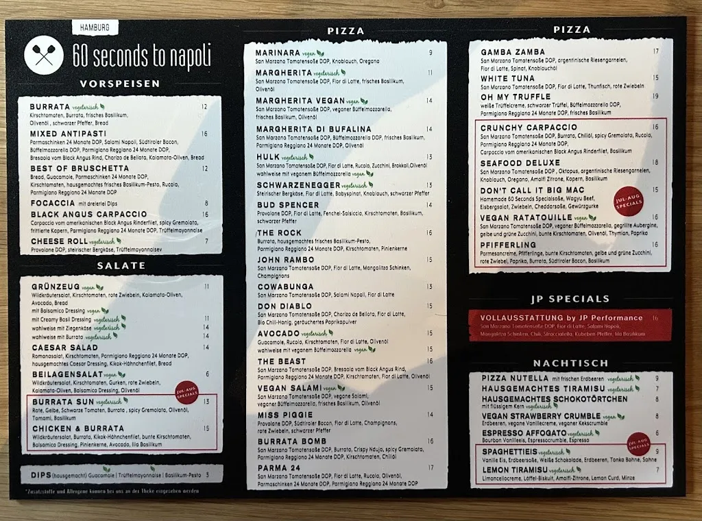 Menu_60 Seconds to Napoli | Hamburg_Hamburg_image_4