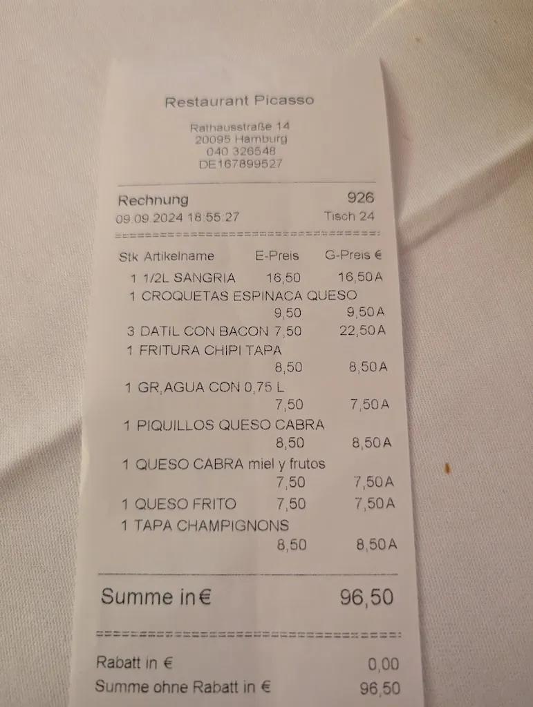 Menu_Restaurante Picasso_Hamburg_image_1