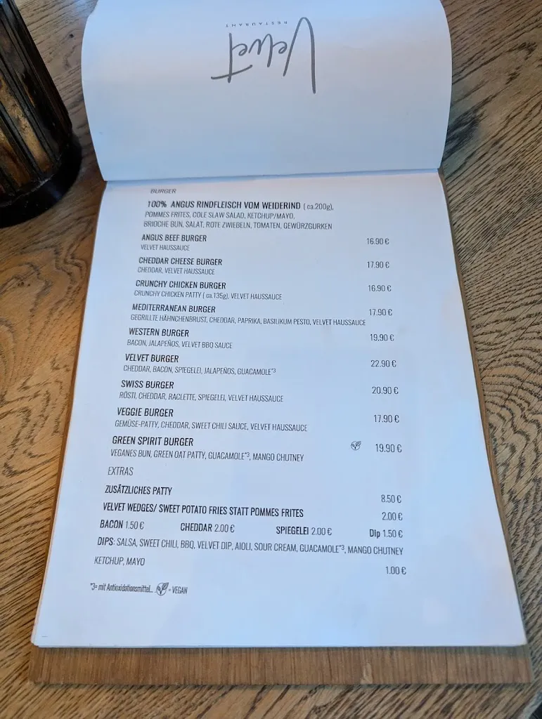 Menu_Restaurant Velvet Neustadt_Weinstraße_immagine_1