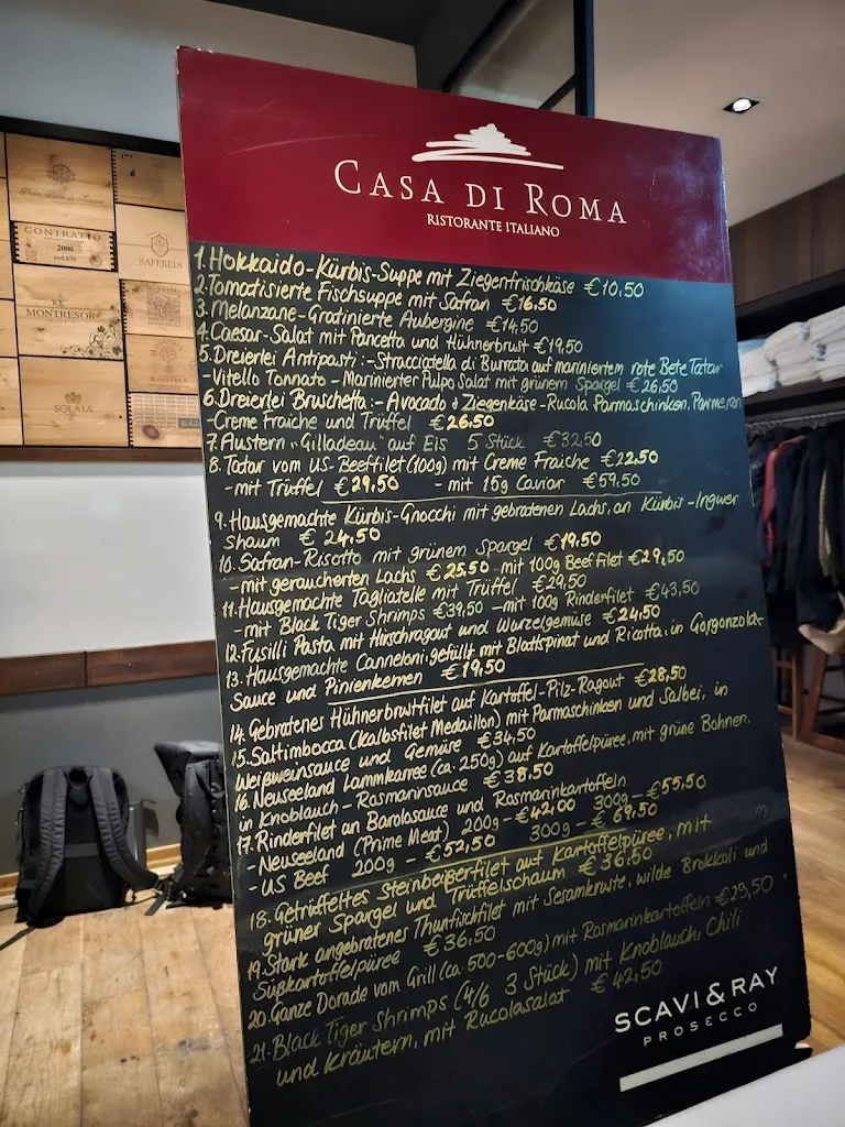 Menu_Restaurant Casa di Roma_Hamburg_image_2