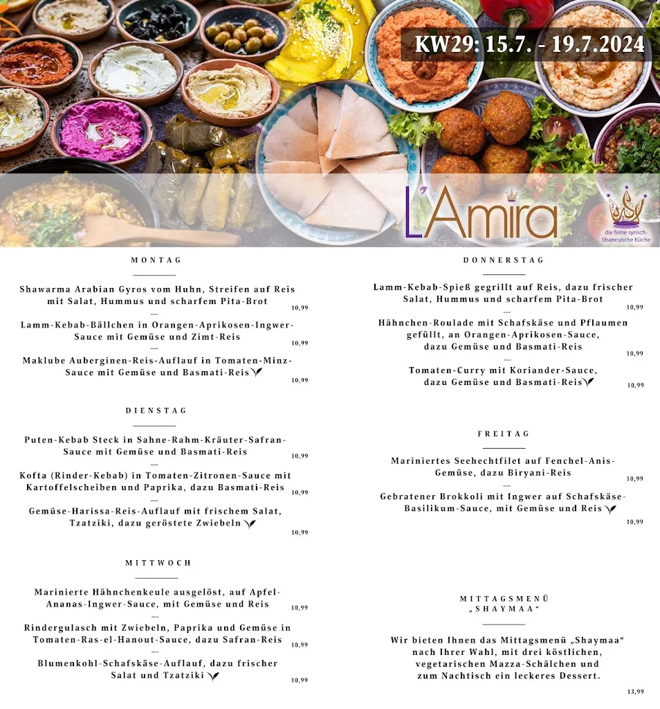 Menu_L'Amira Steindamm_Hamburg_immagine_1