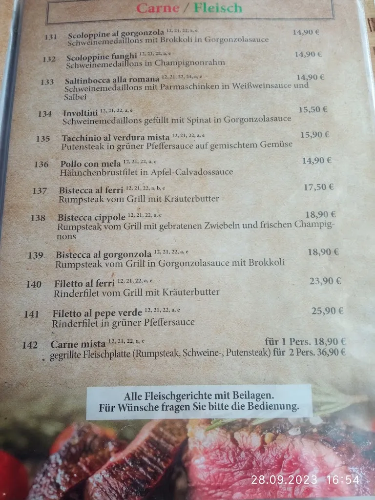 Menu_Restaurant Rondell_Hamburg_immagine_1