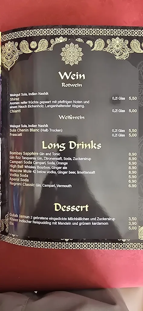 Menu_Maharaja indisches restaurant_Fulda_image_1