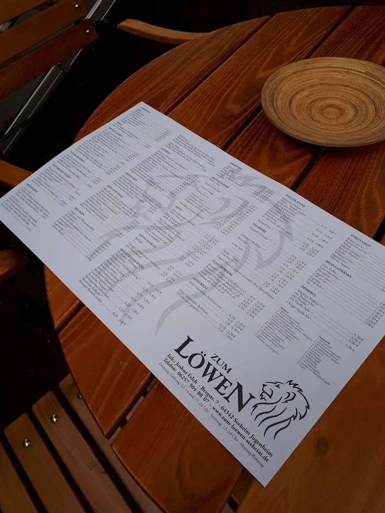 Menu_Restaurant Zum Löwen_Seeheim-Jugenheim_immagine_1