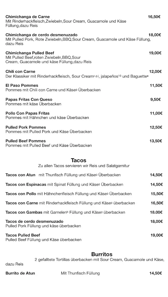 Menu_El Paso Restaurant_Babenhausen_image_2