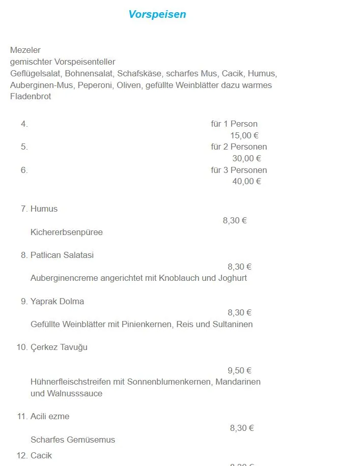 Menu_Uzuns Restaurant_Taunus_imagen_2