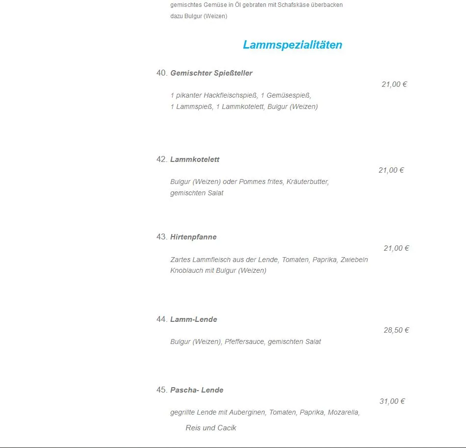 Menu_Uzuns Restaurant_Taunus_imagen_4