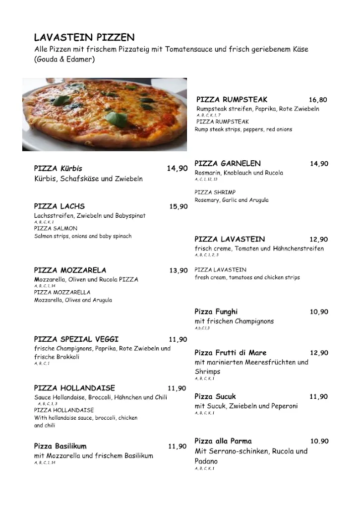 Menu_Restaurant Lavastein / Kassel_Kassel_image_4