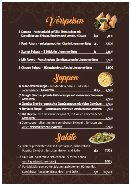 Menu_Indisches Restaurant Badshah Bad Wildungen_Wildungen_image_1