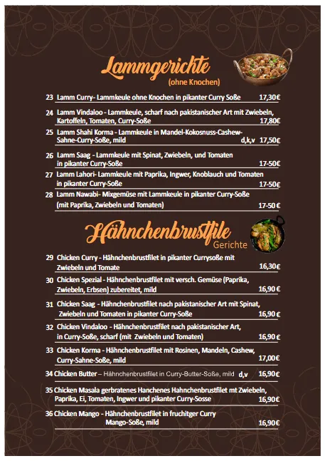 Menu_Indisches Restaurant Badshah Bad Wildungen_Wildungen_image_2