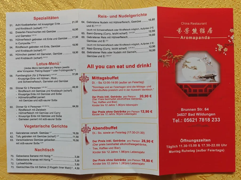 Menu_China-Restaurant Aromapanda_Wildungen_image_2