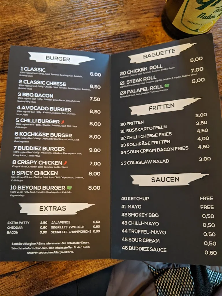 Menu_Buddiez - Buns & Rolls_Bensheim_image_1