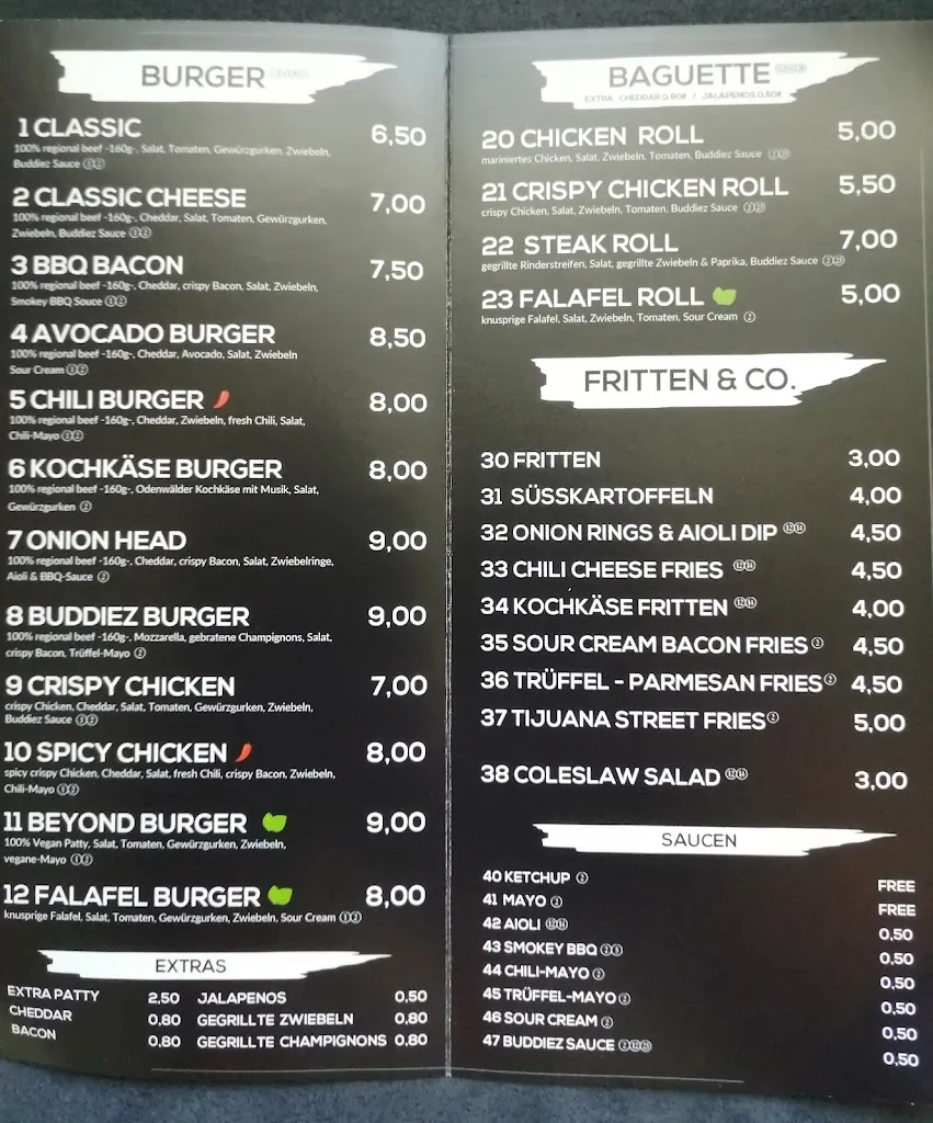 Menu_Buddiez - Buns & Rolls_Bensheim_image_2