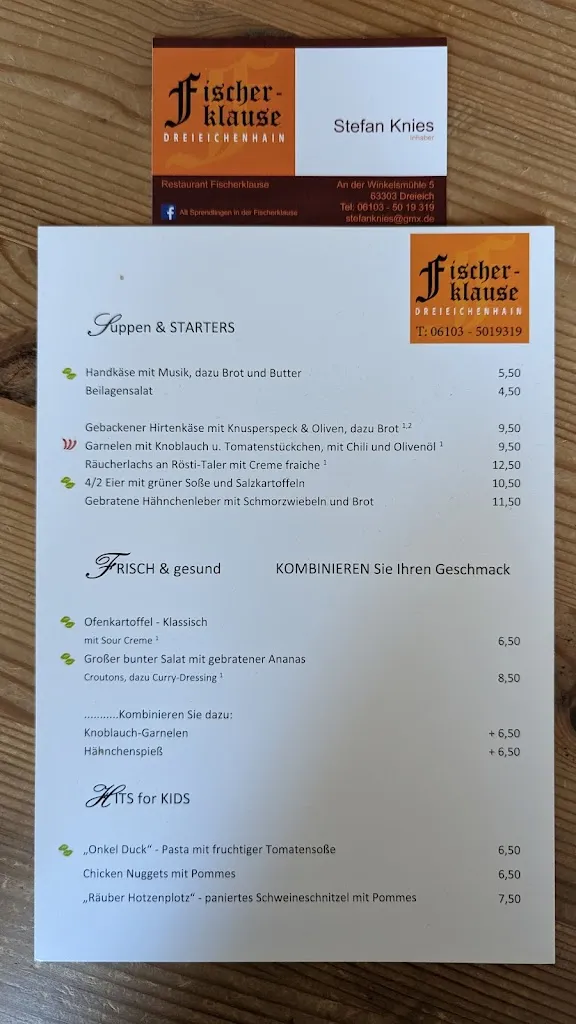 Menu_Alt Sprendlingen in der Fischerklause_Dreieich_immagine_1