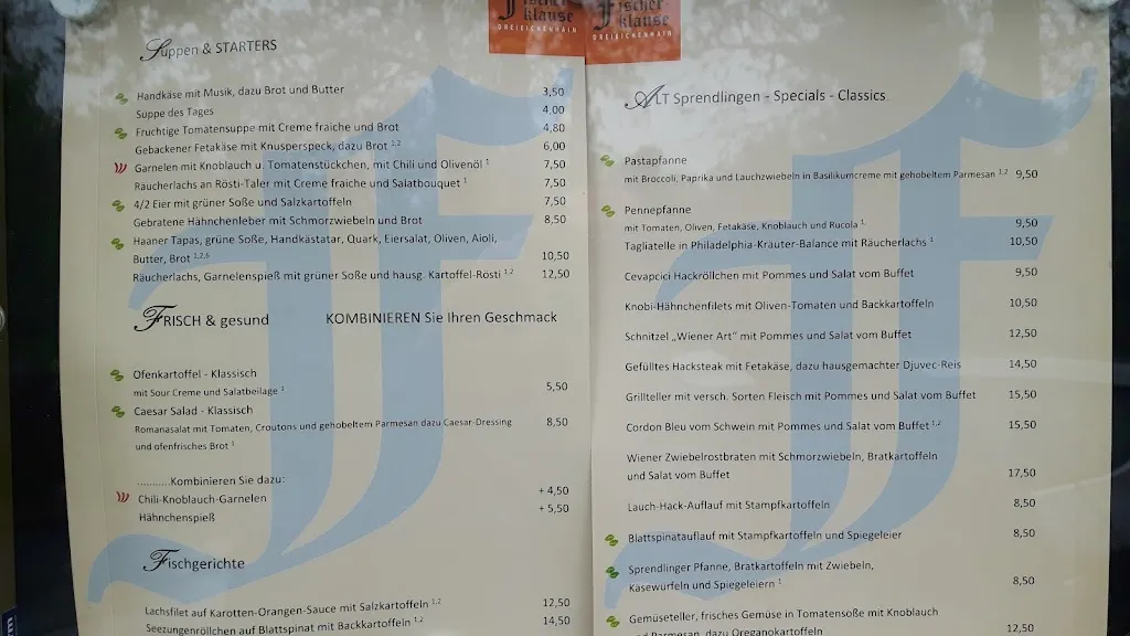 Menu_Alt Sprendlingen in der Fischerklause_Dreieich_immagine_4