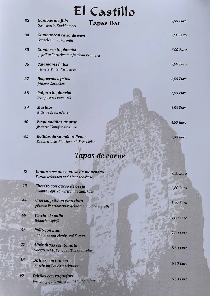 Menu_El Castillo_Dreieich_image_2