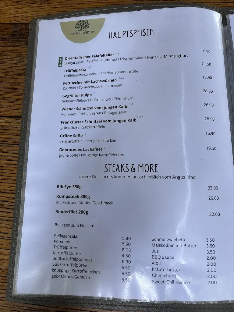 Menu_Haynerwirtin Im Naturfreundehaus Dreieichenhain_Dreieich_immagine_1