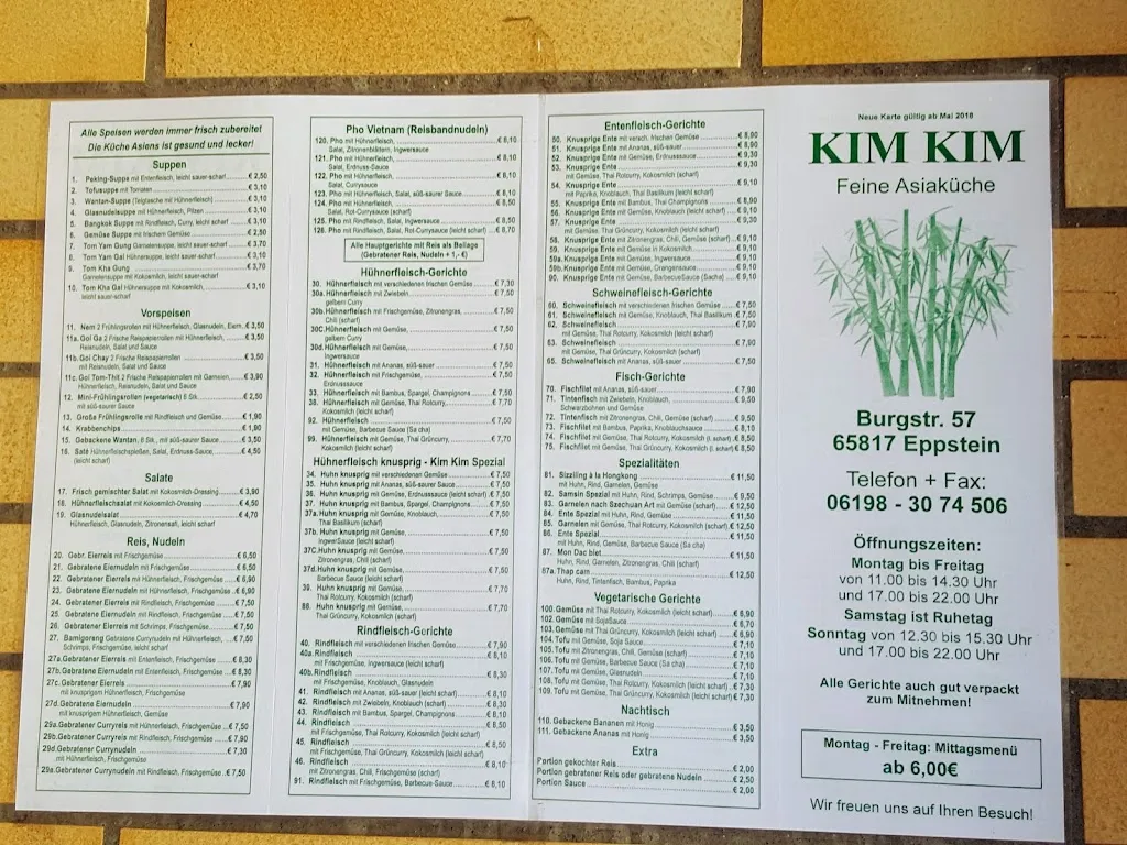 Menu_Kim Kim - Asia Küche Eppstein_Eppstein_immagine_2