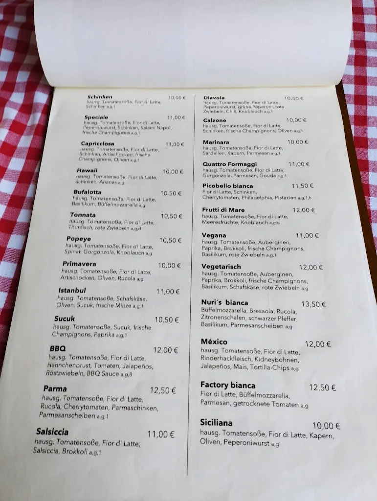 Menu_Food Factory „ Pizzeria & Trattoria“ Eltville am Rhein_Rhein_image_3
