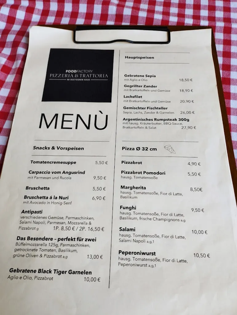 Menu_Food Factory „ Pizzeria & Trattoria“ Eltville am Rhein_Rhein_image_4